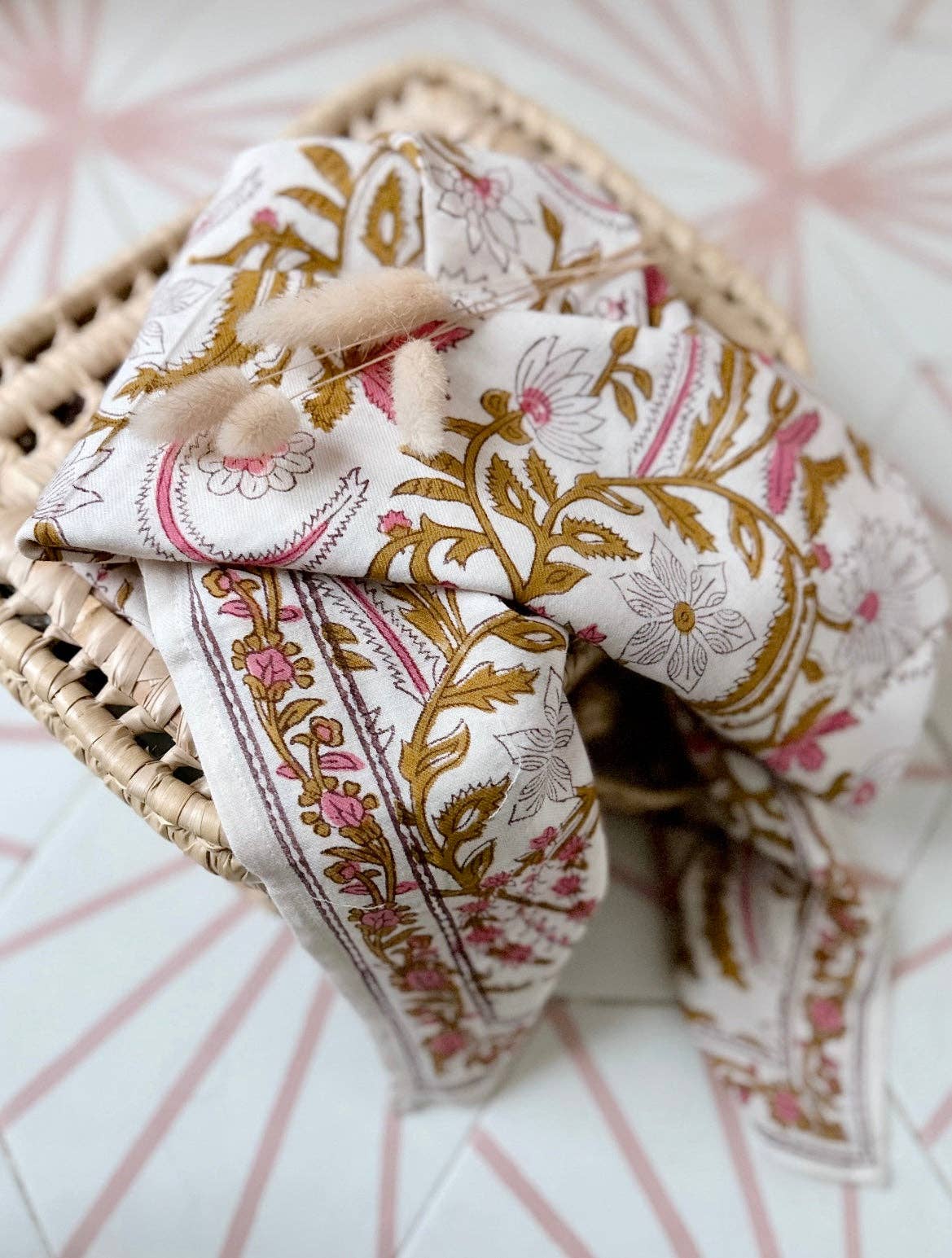 Foulard Bébé & Enfant Delhi – Cerisier, 50 cm