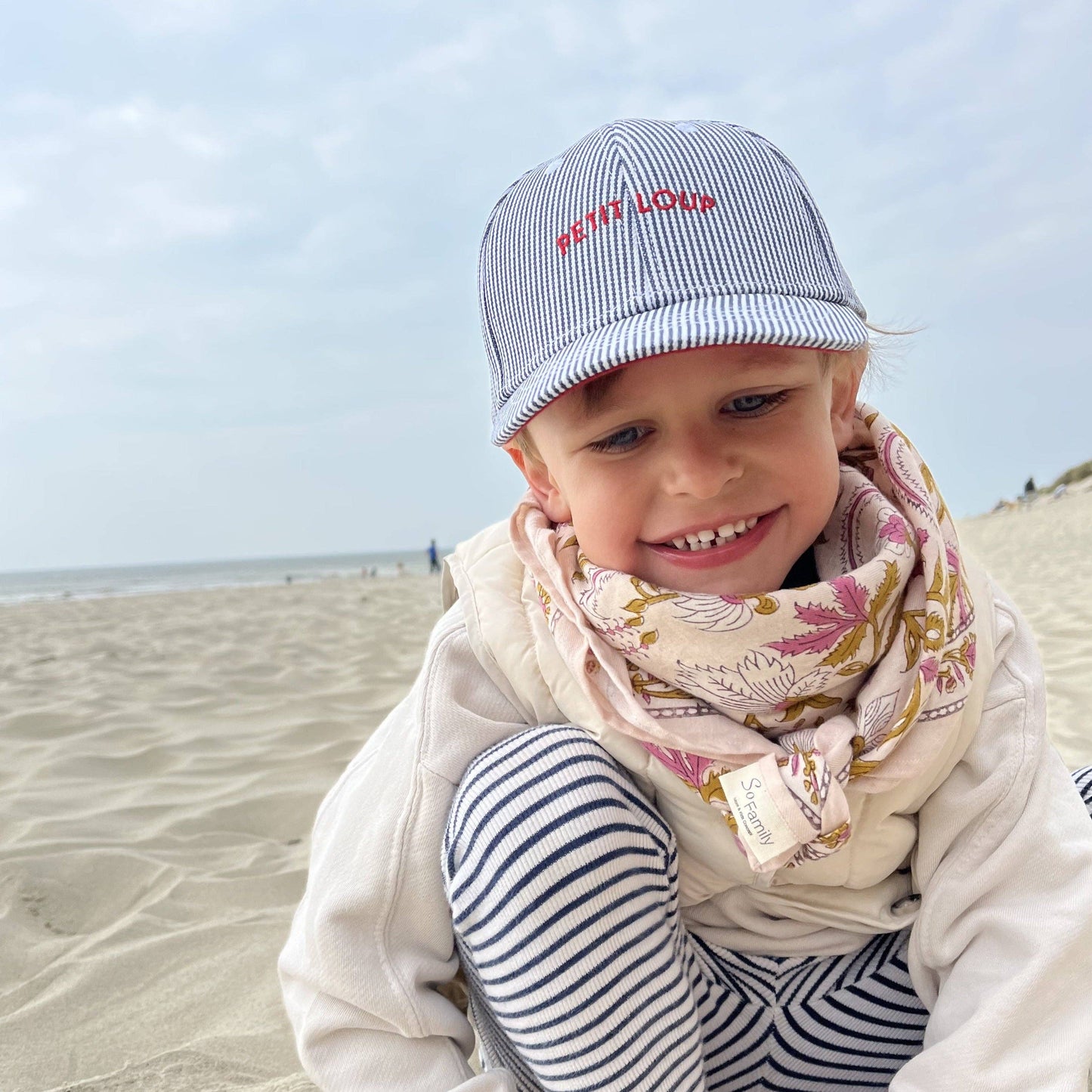 Foulard Bébé & Enfant Delhi – Cerisier, 50 cm