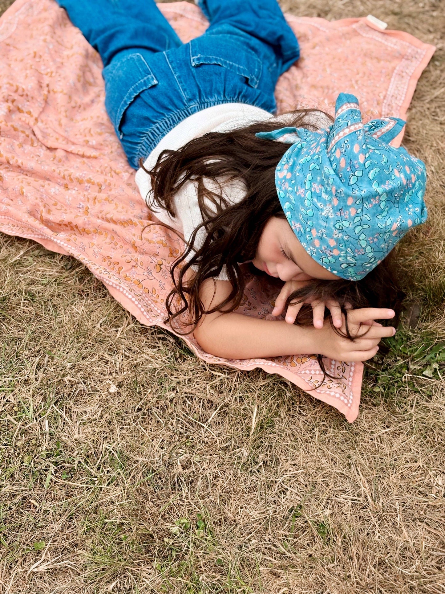 Foulard Bébé & Enfant Cagliari – Bleu, 50 cm