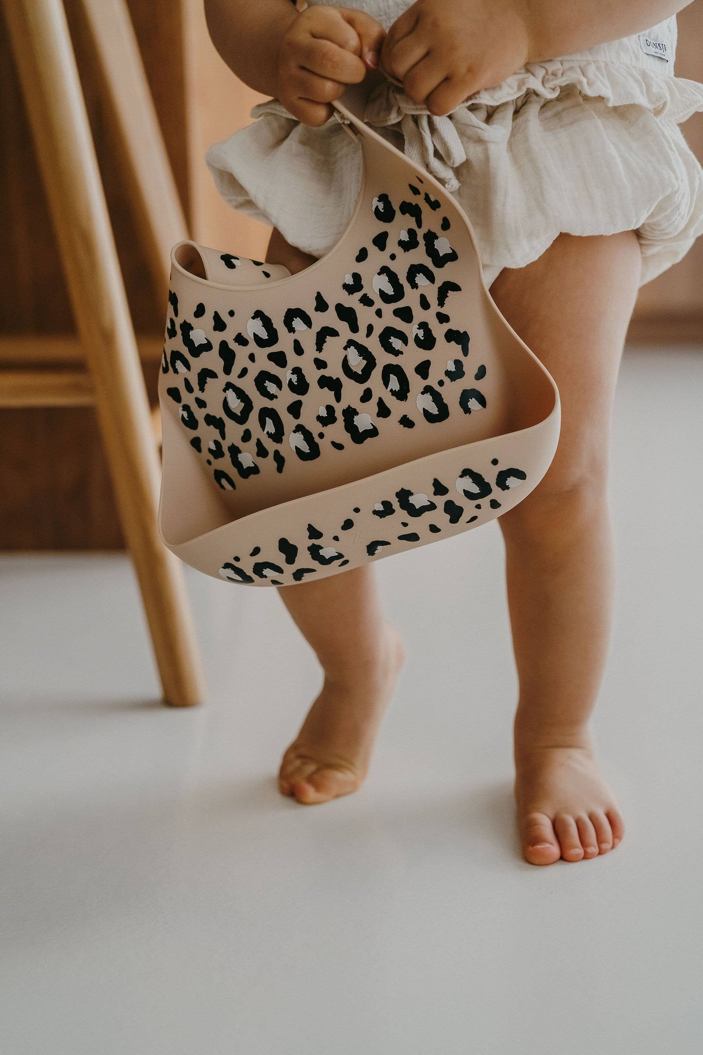 Bavoir en Silicone « Léopard »