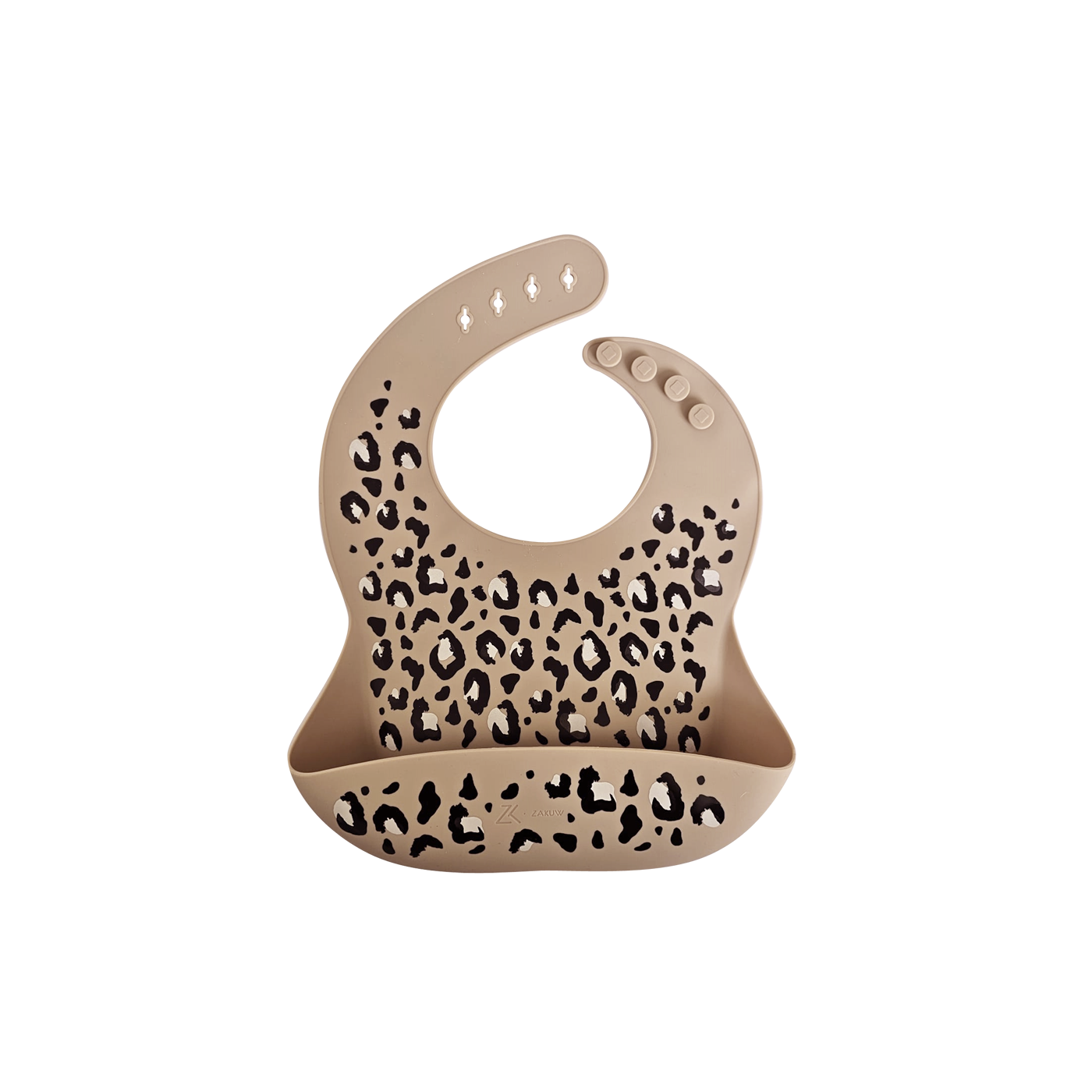 Bavoir en Silicone « Léopard »