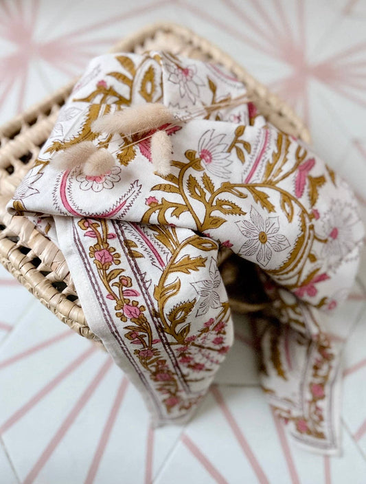 Foulard Bébé & Enfant Delhi – Cerisier, 50 cm